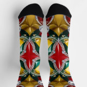 メンズソックス地球に優し(ロサンゼルスカラー) ソックス (上部)