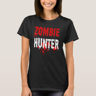 メンズゾンビハンターホラーハロウィーン Tシャツ