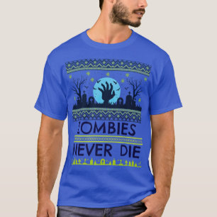 メンズゾンビ決して死ぬことおもしろい、怖い夜手Cos Tシャツ