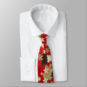 メンズタイとフローラ日本のデザイン ネクタイ (タイ)