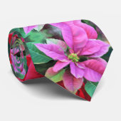 メンズタイクリスマスポインセチア ネクタイ (ロール)