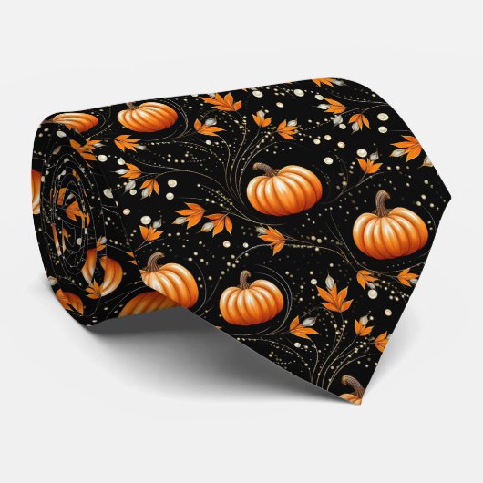 メンズタイハーベストカボチャ ネクタイ (ロール)