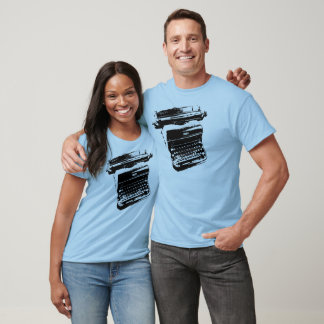 メンズタイプライターヴィンテージスタイルT Tシャツ