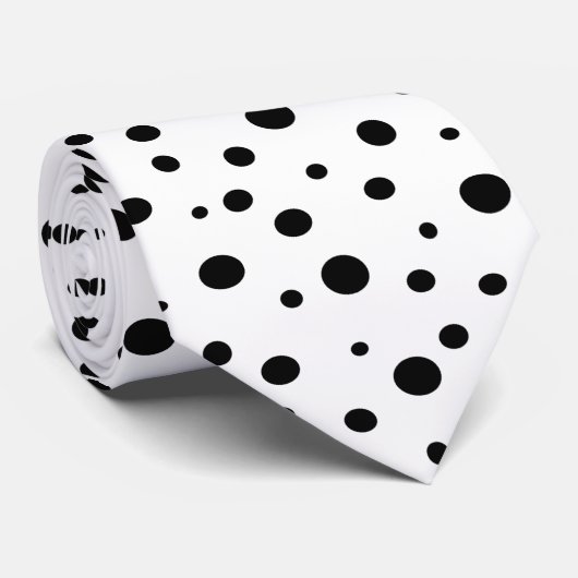 メンズタイ水玉模様ネックタイ ネクタイ (ロール)