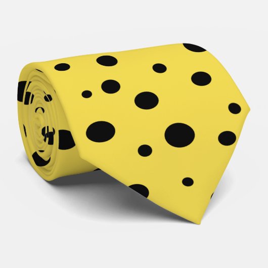 メンズタイ水玉模様 ネクタイ (ロール)