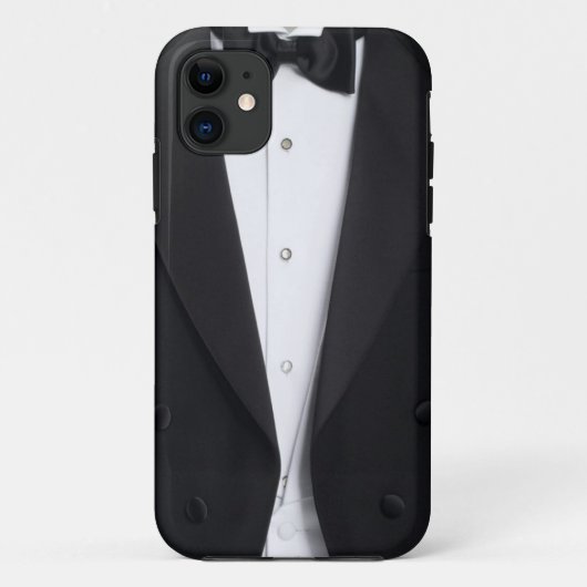 メンズタキシードの箱カバー Case-Mate iPhoneケース (裏面)