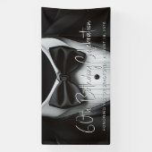 メンズタキシード誕生日パーティーバナー 横断幕 (縦)