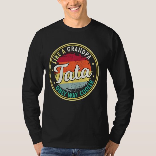 メンズタタおじいちゃんの唯一の方法おじいちゃんクールのように Tシャツ (正面)