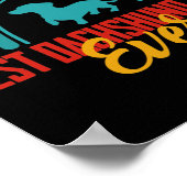 メンズダッ最高のシュントパパエバーレインボーダシュント ポスター (角)