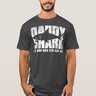 メンズダディカッコいいシャーク Tシャツ