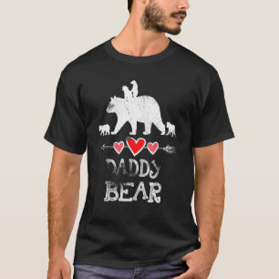メンズダディーベアーファーズデイおもしろい4カッブキッドグランドパ Tシャツ