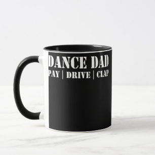メンズダンおもしろいスパパペイ・ドライブ・クラップダン誇りを持ったサー マグカップ