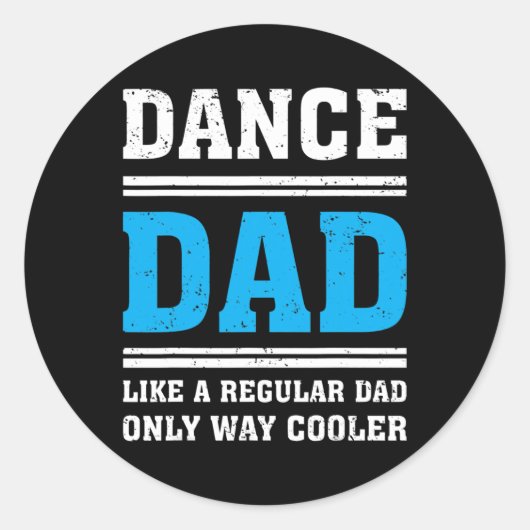 メンズダンスパパ通常のパパのみの方法のようにクール ラウンドシール (正面)