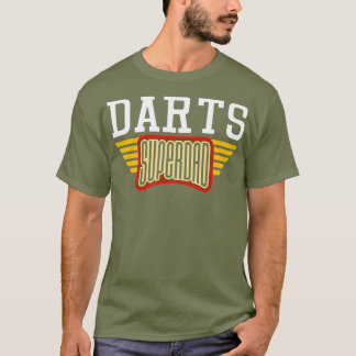 メンズダーツスーパーダッドギフト-ダーツプレーヤーのお父さんへのプレゼント Tシャツ