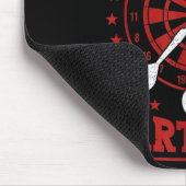 メンズダーツプレーカッコいいヤー引用文ダーツのキング マウスパッド (コーナー)