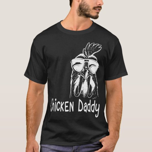 メンズチキンダディールースターニーク農家-パパ Tシャツ (正面)