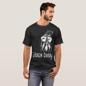 メンズチキンダディールースターニーク農家-パパ Tシャツ (正面フル)