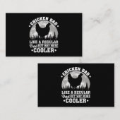 メンズチキンパパのような通常のパパチキンおもしろい 名刺 (正面/裏面)