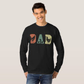 メンズチキンパパチキン農業鶏卵ファテ Tシャツ (正面フル)