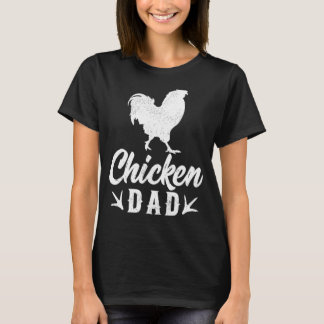 メンズチキンファーム農家チキンパパ父の日 Tシャツ