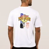 メンズチームワイシャツの不足分の袖 Tシャツ (裏面)