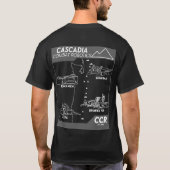 メンズチームワイヤーフレーム Tシャツ (裏面)