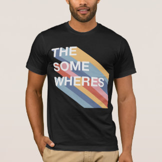 メンズツアーティー – ダークシャツのライト文字 Tシャツ