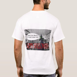 メンズティーシャツハッピーハローウィン魔女ネコ Tシャツ