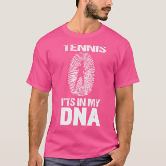 メンズテニスは私のDnaテニス選手の男性の中にある Tシャツ