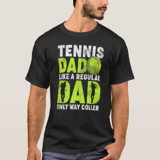 メンズテニスパパ通常のパパテニス選手F Tシャツ