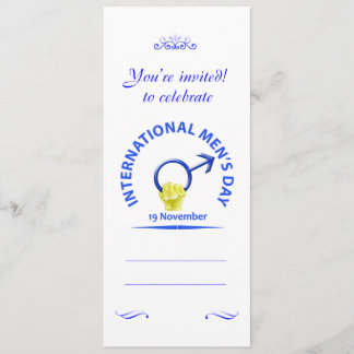 メンズデイ招待状 招待状