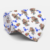 メンズデザイナーエンジェルブルースターズ ネクタイ (ロール)