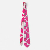 メンズデザイナータイズピンク ネクタイ (裏面)
