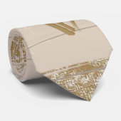 メンズデザイナータイズブラウン ネクタイ (ロール)