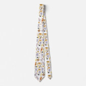 メンズデザイナーモンキータイガーゾウ ネクタイ (正面)