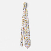 メンズデザイナーモンキータイガーゾウ ネクタイ (裏面)