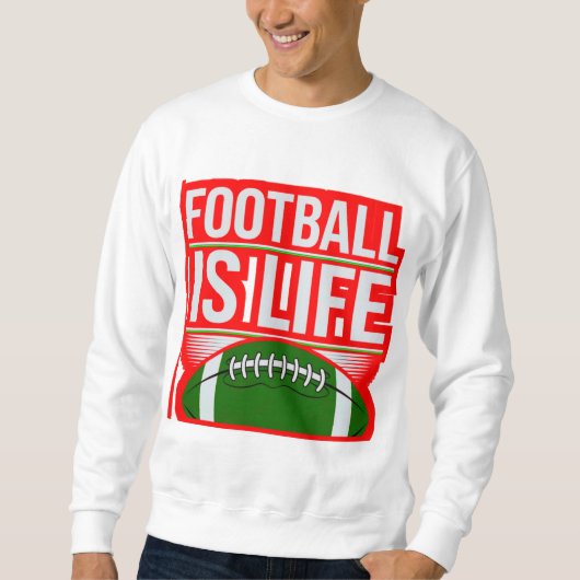 メンズデジタカラフルルデザイン基本スウェットシャツ – P スウェットシャツ (正面)