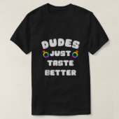 メンズデュデスは、より良いゲイプライドLGBTゲイ Tシャツ (デザイン正面)