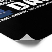 メンズトおもしろいランプことわざ素晴らしパパ引用文- John ポスター (角)