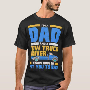 メンズトウトラック運転手パパおもしろいマン贈呈品  Tシャツ