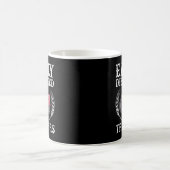 メンズトラクターに簡単に気を散らす農家 コーヒーマグカップ (中央)