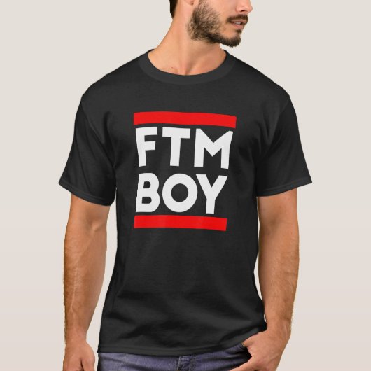 メンズトランスボーイフェムデザイン Tシャツ (正面)