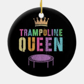 メンズトランポリン女王体操チーム体操選手 セラミックオーナメント (裏面)