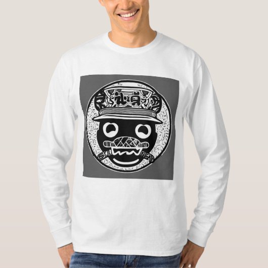 メンズトレンディールッキング Tシャツ (正面)