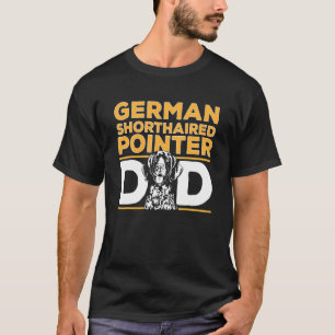 メンズドイツショートポインタパパGSPドッグ Tシャツ