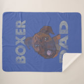 メンズドッグパパボクサードッグ恋人 シェルパブランケット (正面(横))
