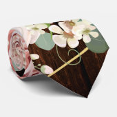 メンズドレスタイジオメトリックガーデンバラバーンウッド ネクタイ (ロール)