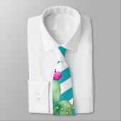 メンズドレスタイジオメトリックボホカクティサボクレ ネクタイ (タイ)