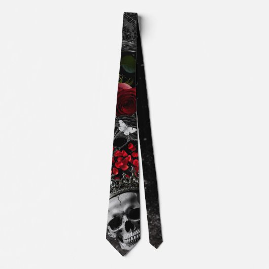 メンズドレスタイハインディーラインザードメドウズザディ ネクタイ (正面)