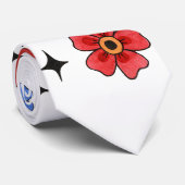 メンズドレスタイ伝統的バードタトゥースパローバー ネクタイ (ロール)